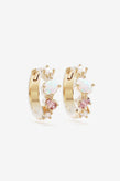 By Charlotte Cosmic Bloom Hoops - Gold