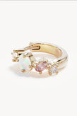By Charlotte Cosmic Bloom Hoops - Gold
