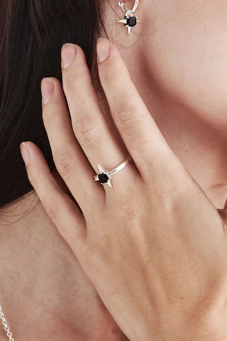 Stolen Girlfriends Club Cosmic Spike Ring - Silver