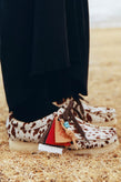Clarks Originals Womens Wallabee - Brown Cow Print