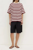 Assembly Arla SS Tee - Dark Raisin Cream
