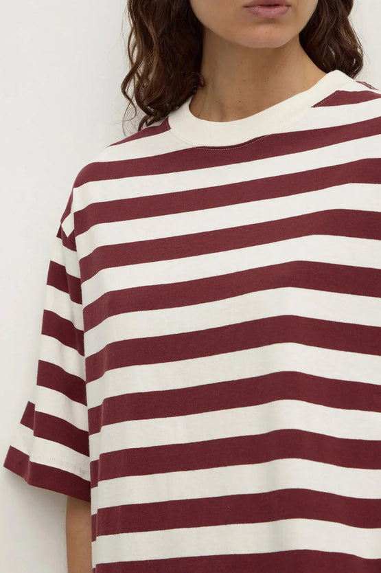 Assembly Arla SS Tee - Dark Raisin Cream