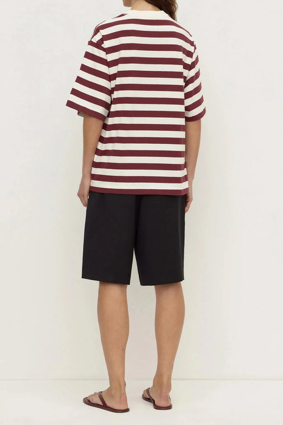 Assembly Arla SS Tee - Dark Raisin Cream