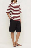 Assembly Arla SS Tee - Dark Raisin Cream