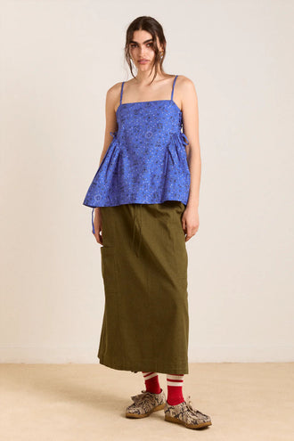 Damson Madder Cressida Cami - Blue Paisley