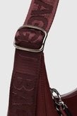 Baggu Medium Recycled Leather Crescent Bag - Mahogany