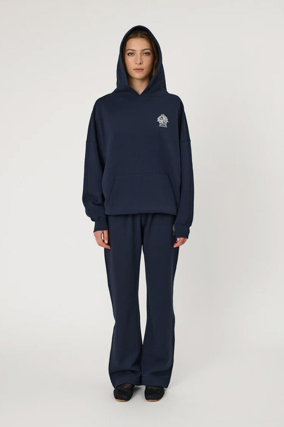 Remain Crest Hood - Indigo