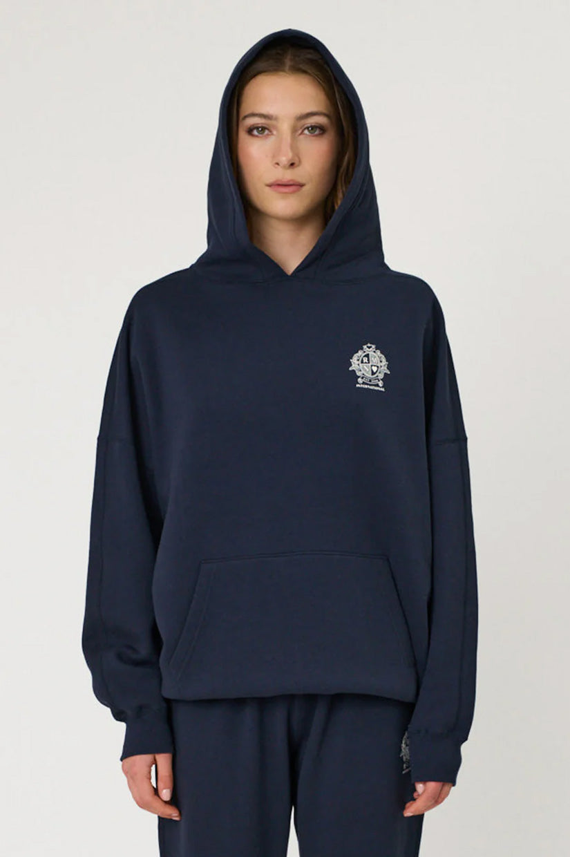 Remain Crest Hood - Indigo
