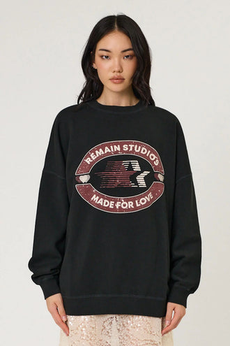 Remain Starlet Crew - Black