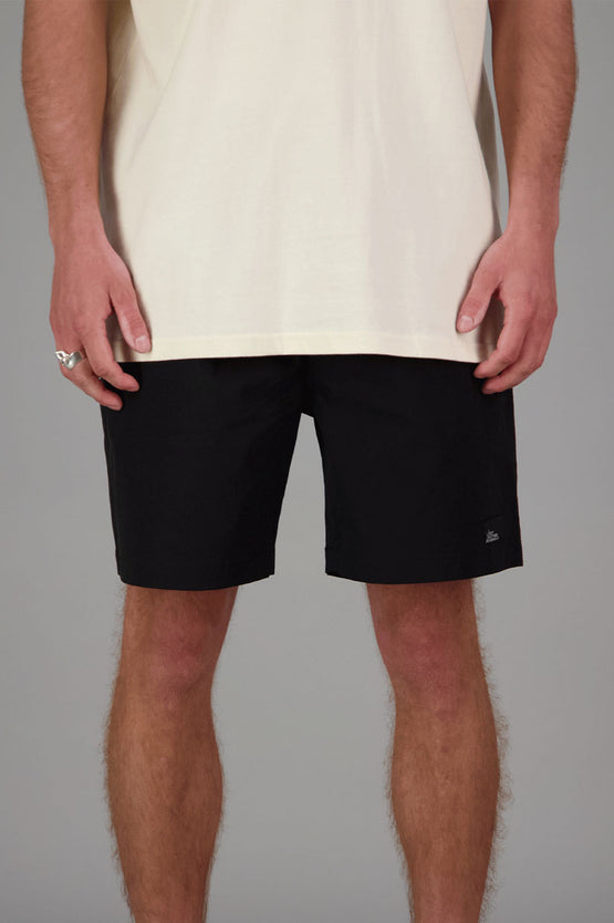 Just Another Fisherman Crewman Shorts - Black