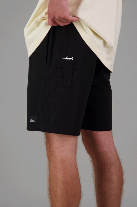 Just Another Fisherman Crewman Shorts - Black