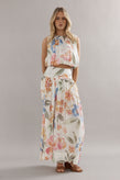 Caitlin Crisp Bubble Crop - Tea Party Floral