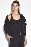 Ksubi 3X4 Origin Copped Hood - Washed Black