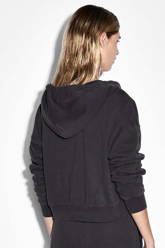 Ksubi 3X4 Origin Copped Hood - Washed Black