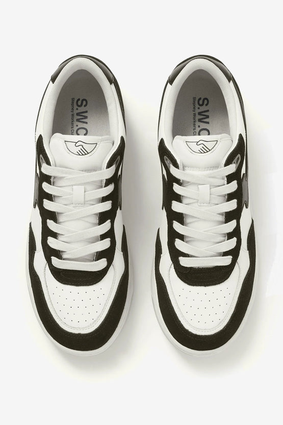 S.W.C Pro Cup 01 S-Strike Leather - Black White