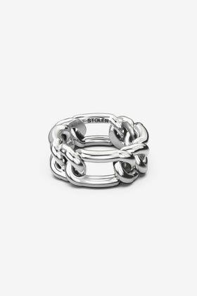 Stolen Girlfriends Club Curbed Spacer Ring - Silver