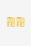 Porter Jewellery Cushion Earrings - Gold
