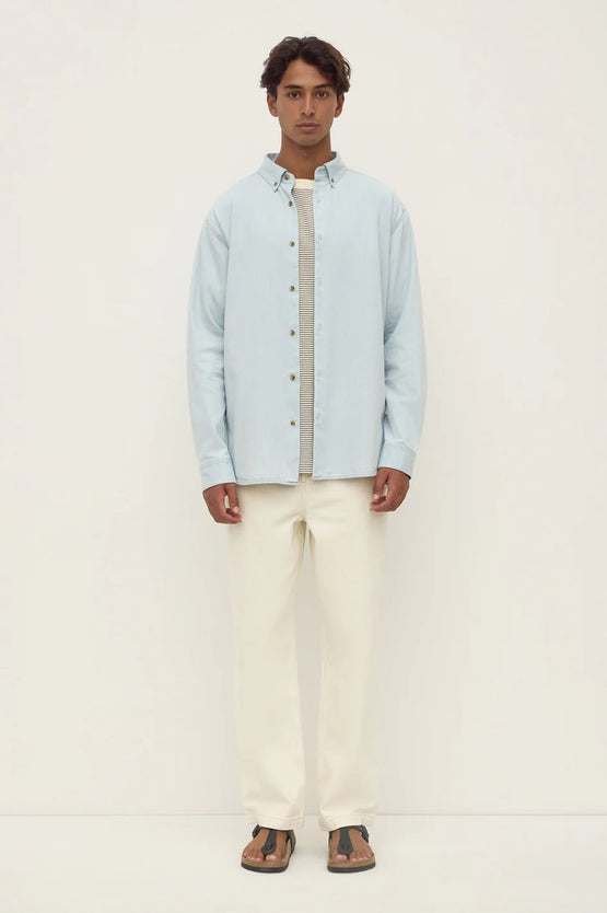 Assembly Denim LS Shirt - Pale Blue