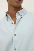 Assembly Denim LS Shirt - Pale Blue