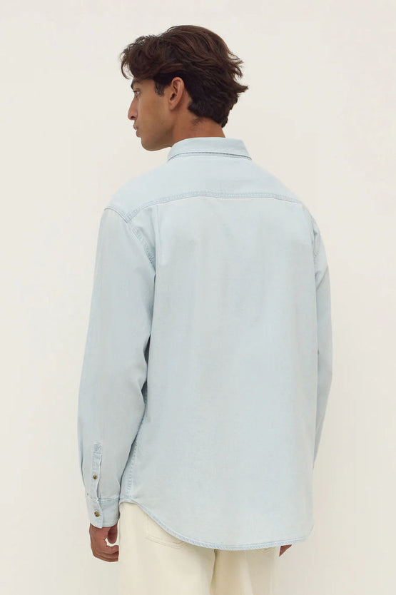 Assembly Denim LS Shirt - Pale Blue