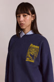 Damson Madder Daily Rituals Sweat - Navy