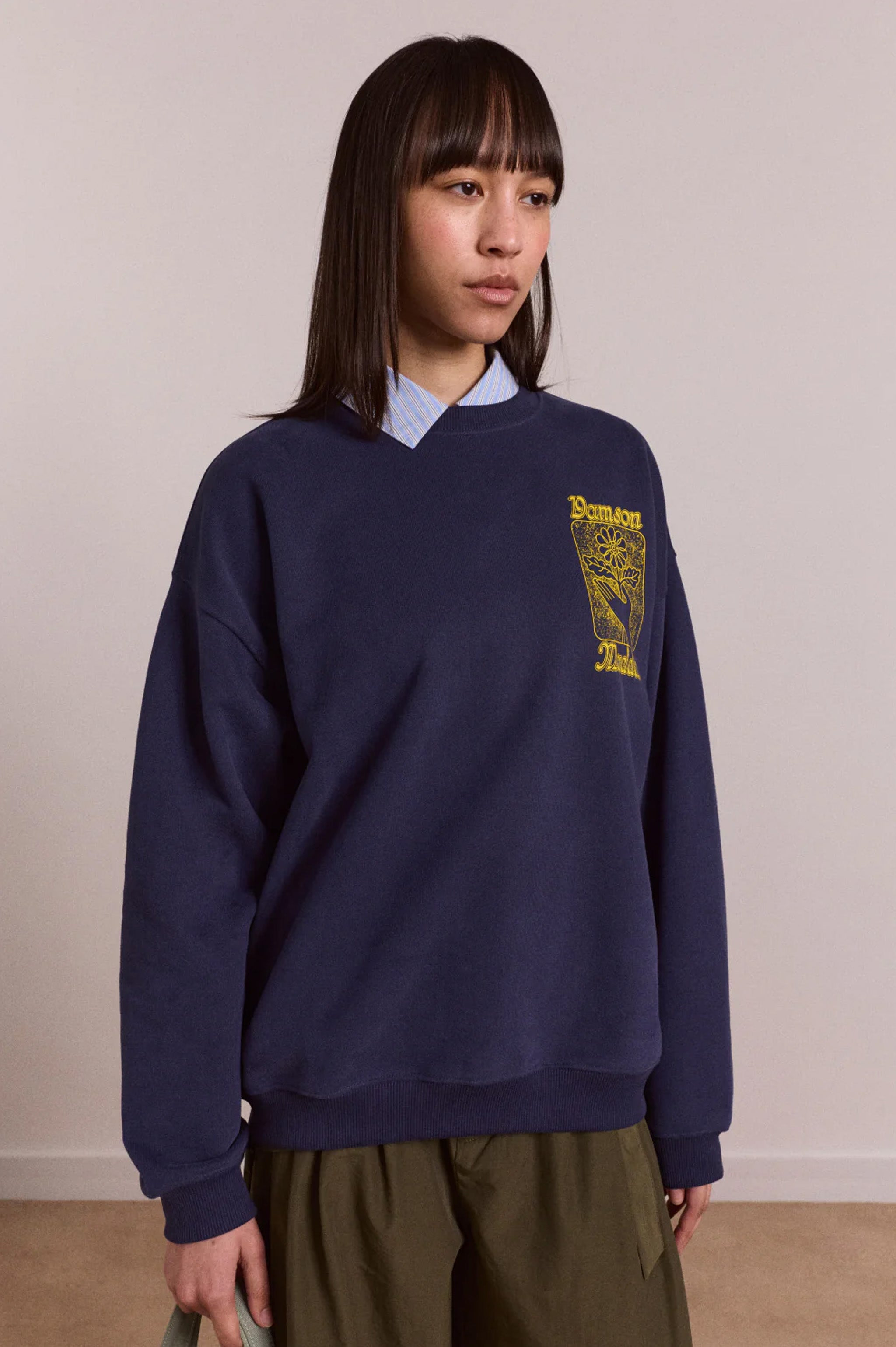 Damson Madder Daily Rituals Sweat - Navy
