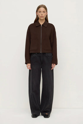 Assembly Dallas Wool Jacket - Dark Choc