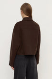 Assembly Dallas Wool Jacket - Dark Choc