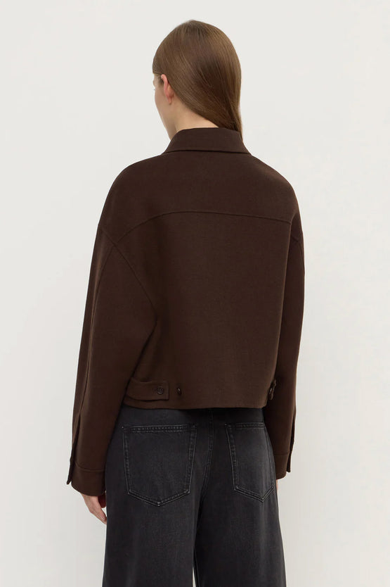 Assembly Dallas Wool Jacket - Dark Choc