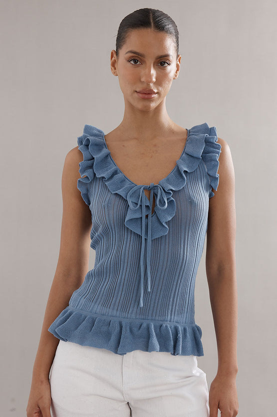 Caitlin Crisp Darwin Tank - Blue