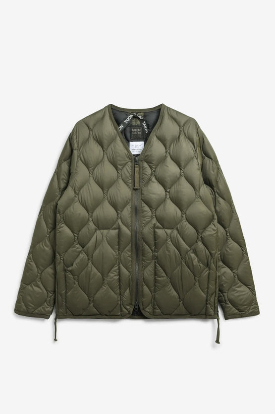 Taion Military V Neck Soft Shell Jacket - Dark Olive