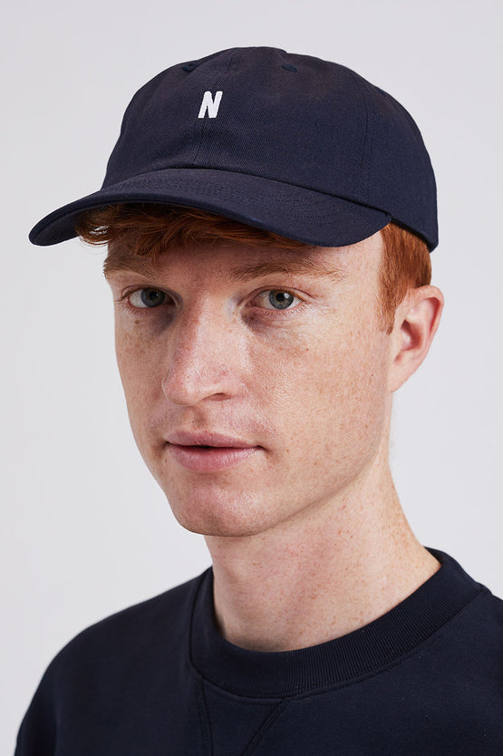 Norse Projects Twill Sports Cap - Dark Navy
