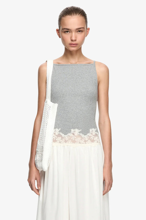 Bec & Bridge Delmare Maxi Dress – Grey/Ivory