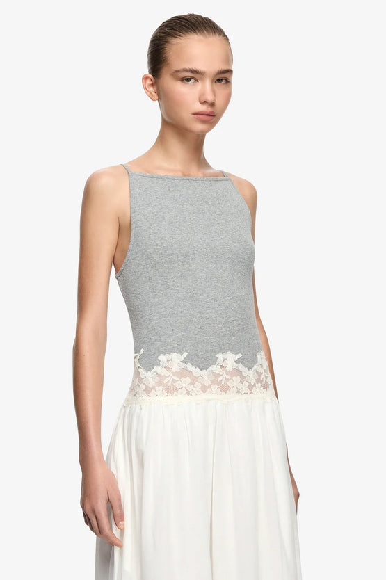 Bec & Bridge Delmare Maxi Dress – Grey/Ivory