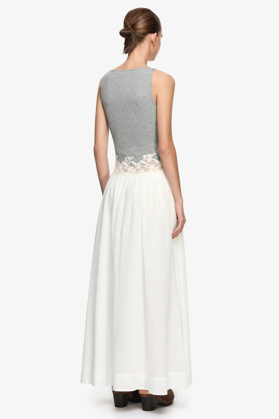 Bec & Bridge Delmare Maxi Dress – Grey/Ivory