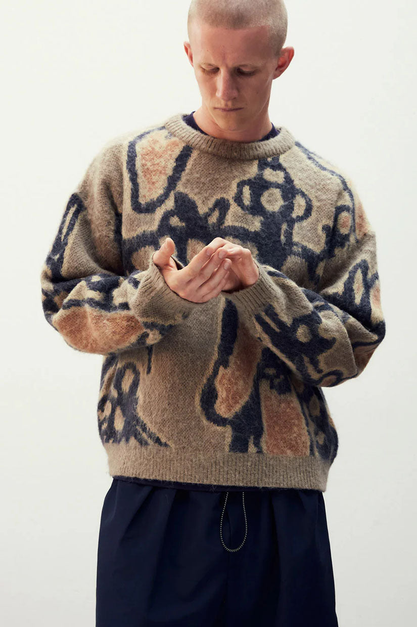 Candice Desire Mohair Sweater - Tan