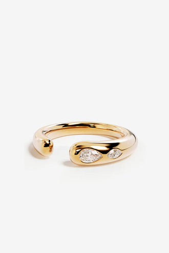 By Charlotte Dewdrop Ring - Gold