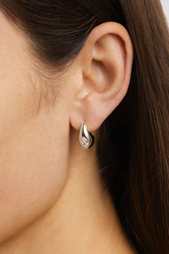 By Charlotte Dewdrop Small Earrings - Silver