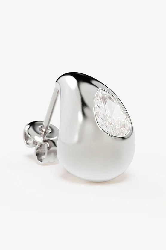 By Charlotte Dewdrop Small Earrings - Silver
