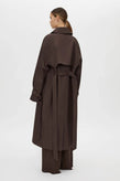 Camilla and Marc Dia Car Coat - Chocolate