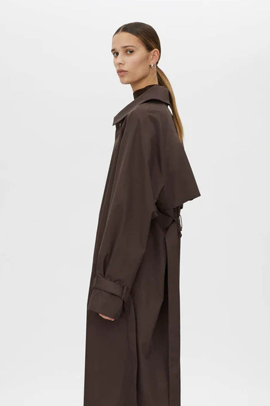 Camilla and Marc Dia Car Coat - Chocolate