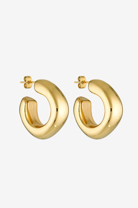 Porter Jewellery Dina Hoops - Gold