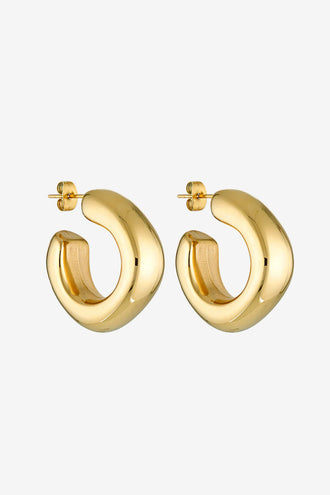 Porter Jewellery Dina Hoops - Gold