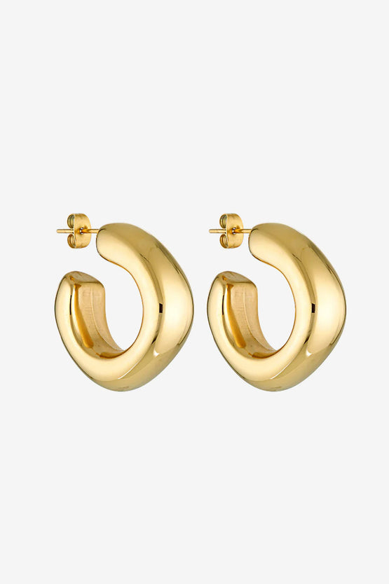 Porter Jewellery Dina Hoops - Gold