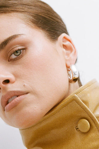 Porter Jewellery Dina Hoops - White Gold