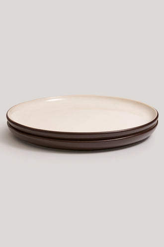 Hommey Dinner Plate 2 Pack - Espresso