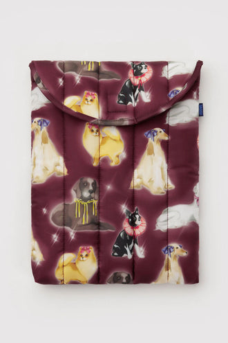 Baggu Puffy Laptop Sleeve 13/14 Inch - Fancy Dogs