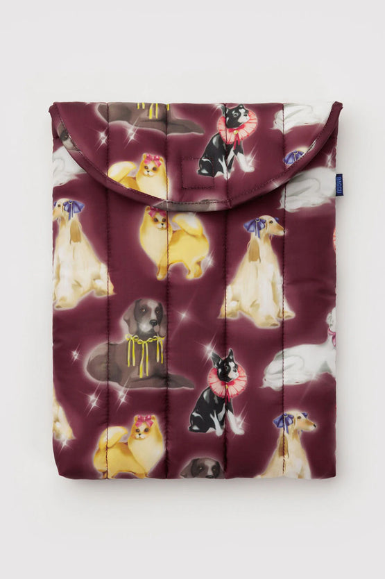 Baggu Puffy Laptop Sleeve 13/14 Inch - Fancy Dogs