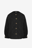 Ruby Domino Quilted Jacket - Black