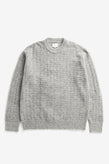 Norse Projects Donegal Square Sweater – Grey Melange